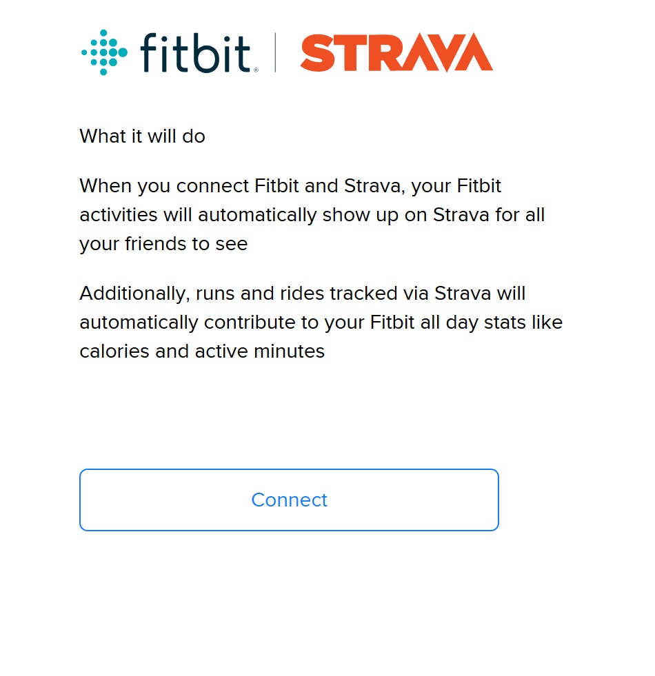 fitbit strava sync page 1