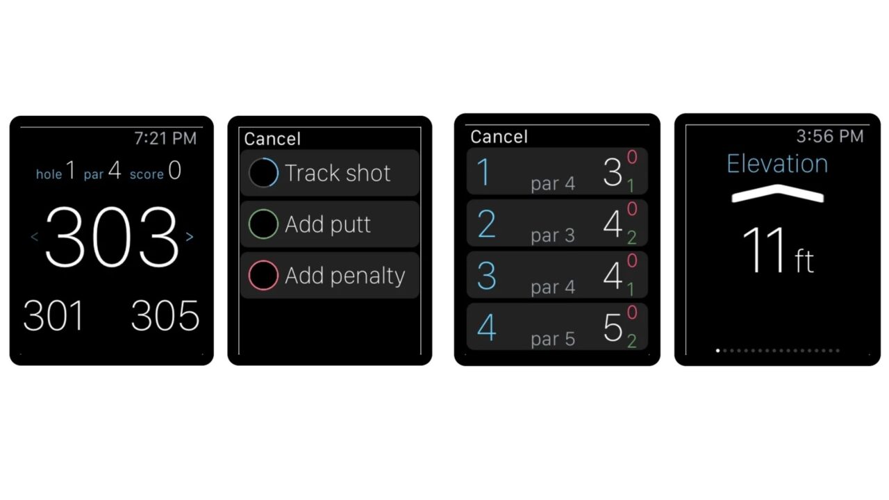 BEST GOLF APPS FOR APPLE WATCH 2022 visual data 6