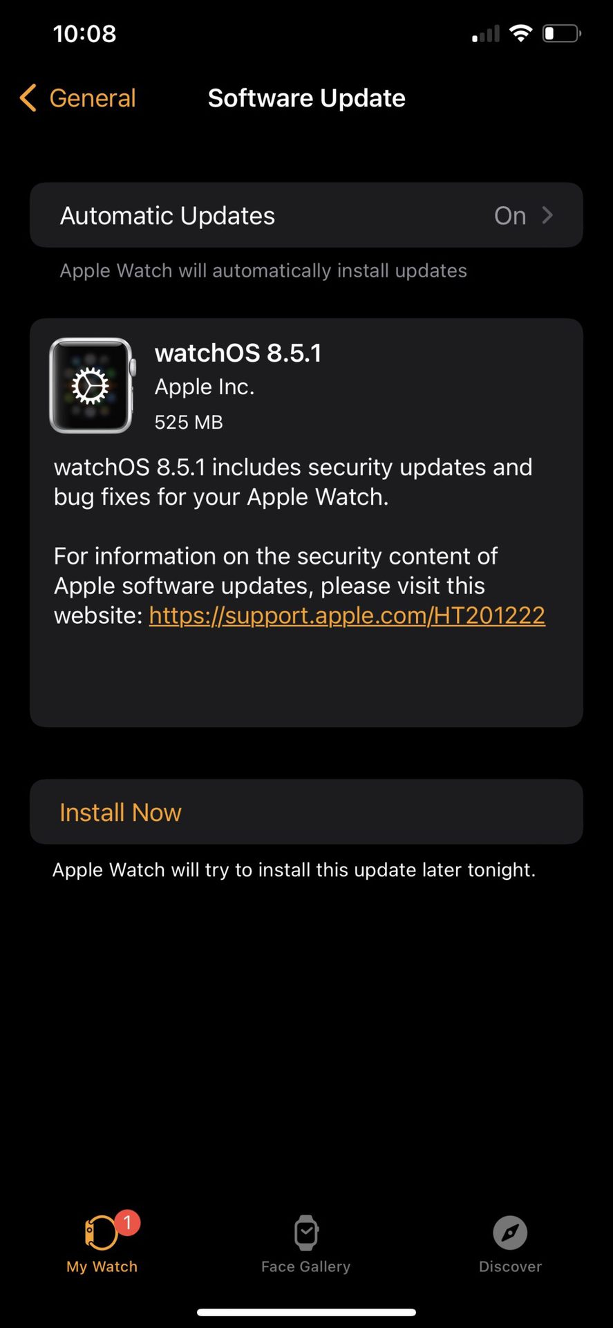 An iPhone 11 screenshot depicts the software update install screen.