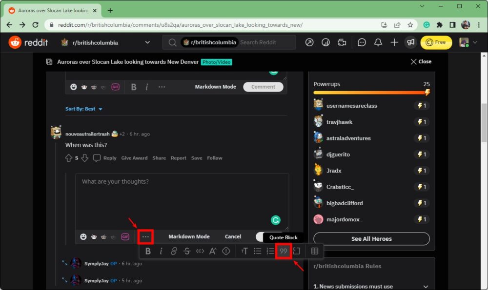 How to quote in Reddit on any device in 2024 Android Authority