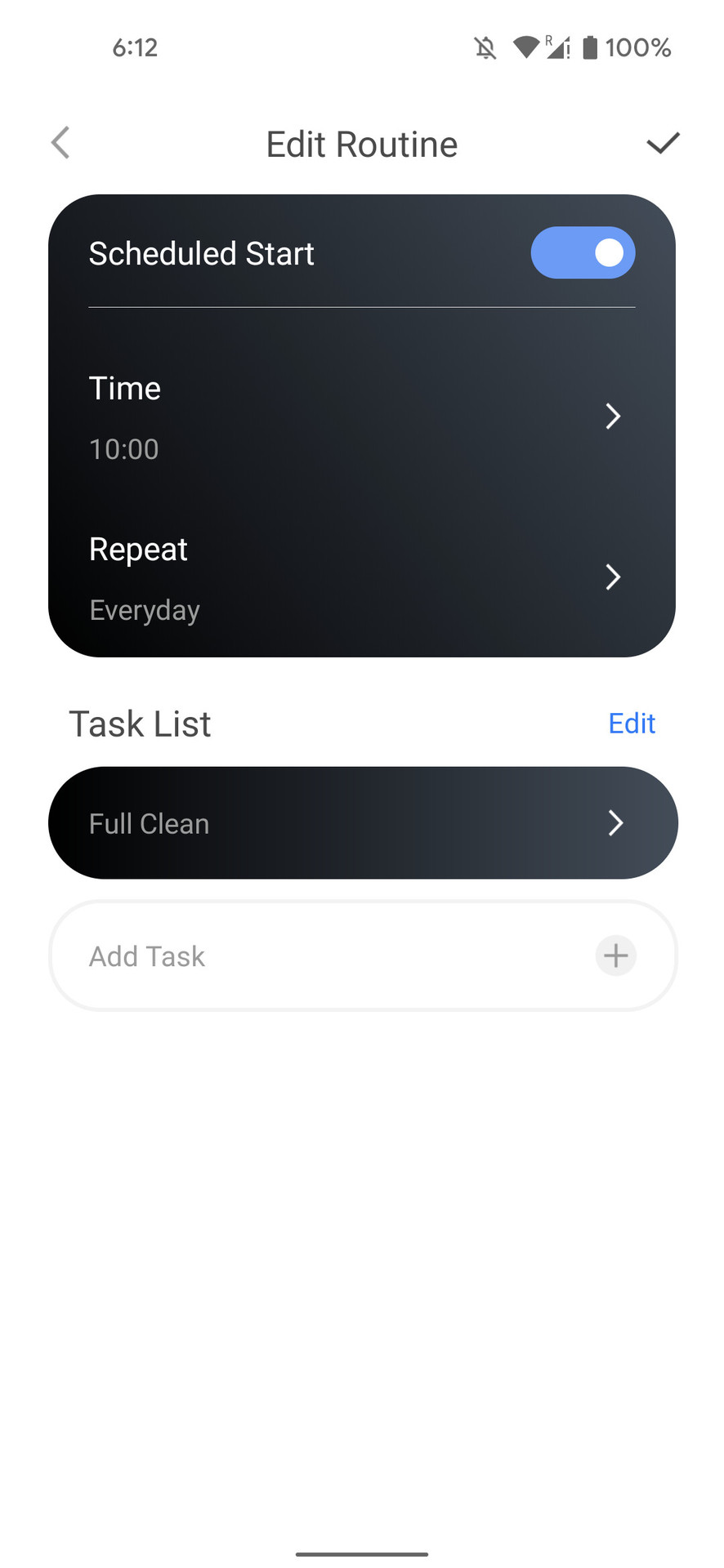 roborock s7 maxv app routines
