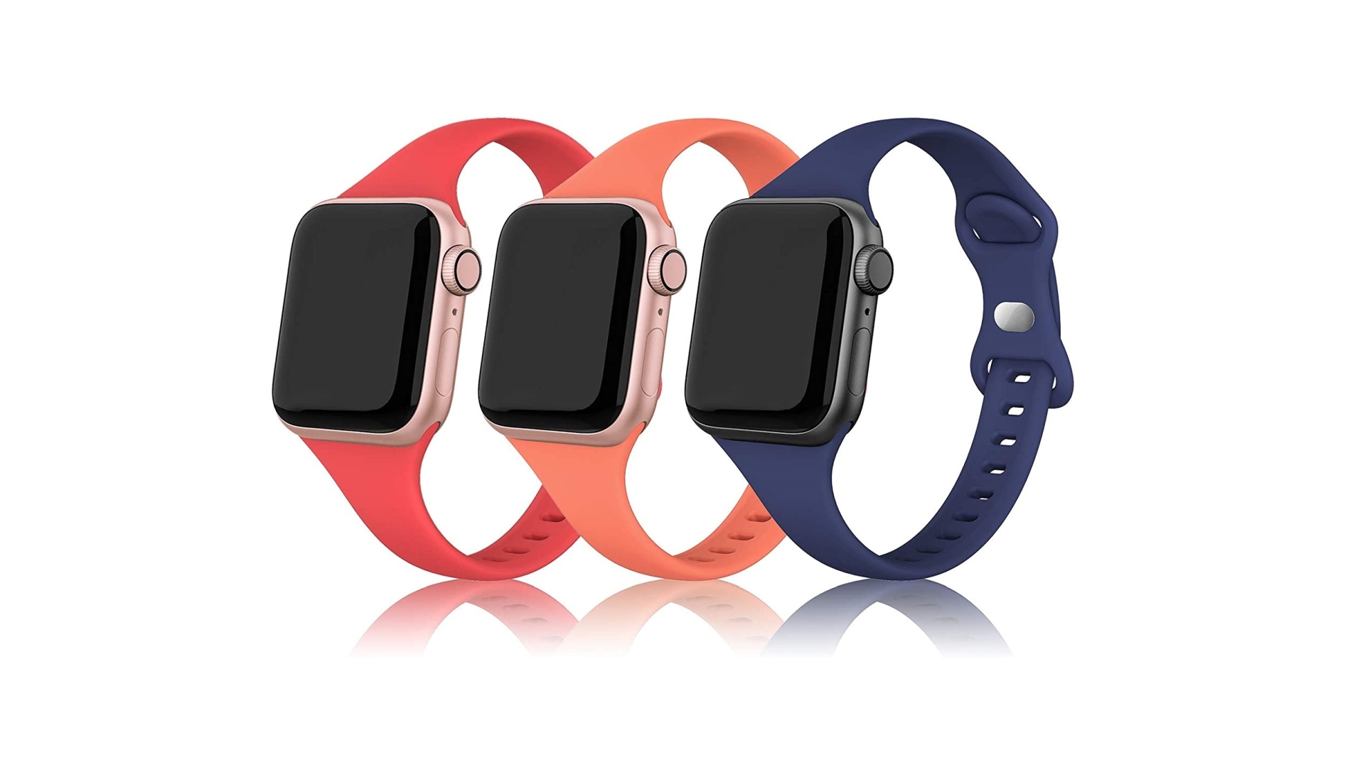 swees sport silicone slim apple watch sport band