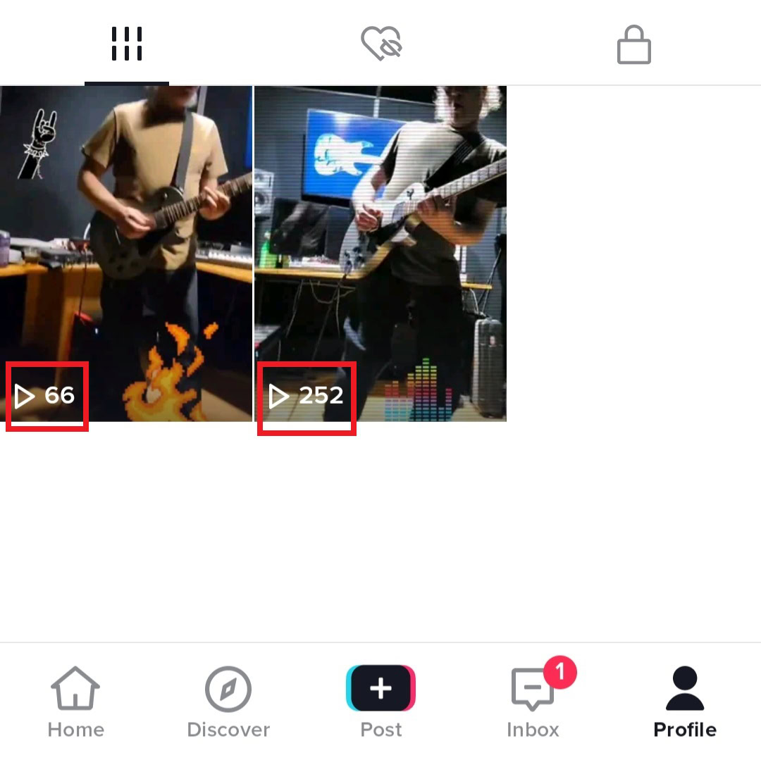 See video views on TikTok