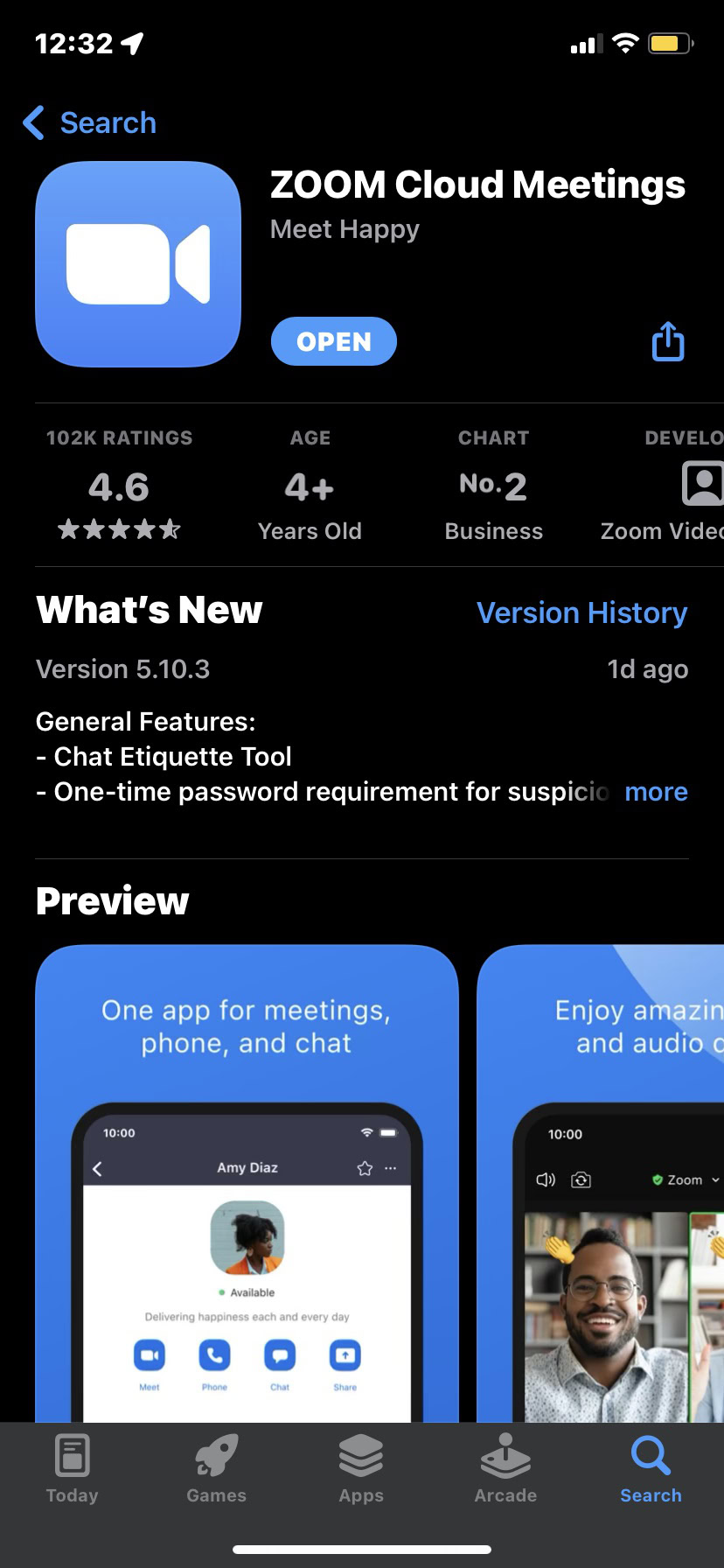 zoom ios app