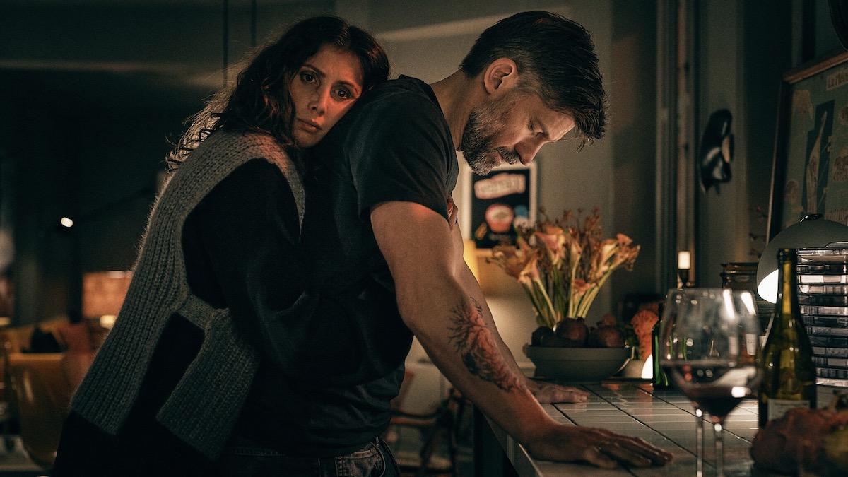 Nikolaj Coster-Waldau and Katrine Greis-Rosenthal in a kitchen in A Taste of Hunger - best new streaming movies
