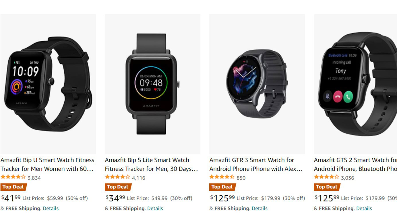 Amazfit Smartwatch Amazon Sale
