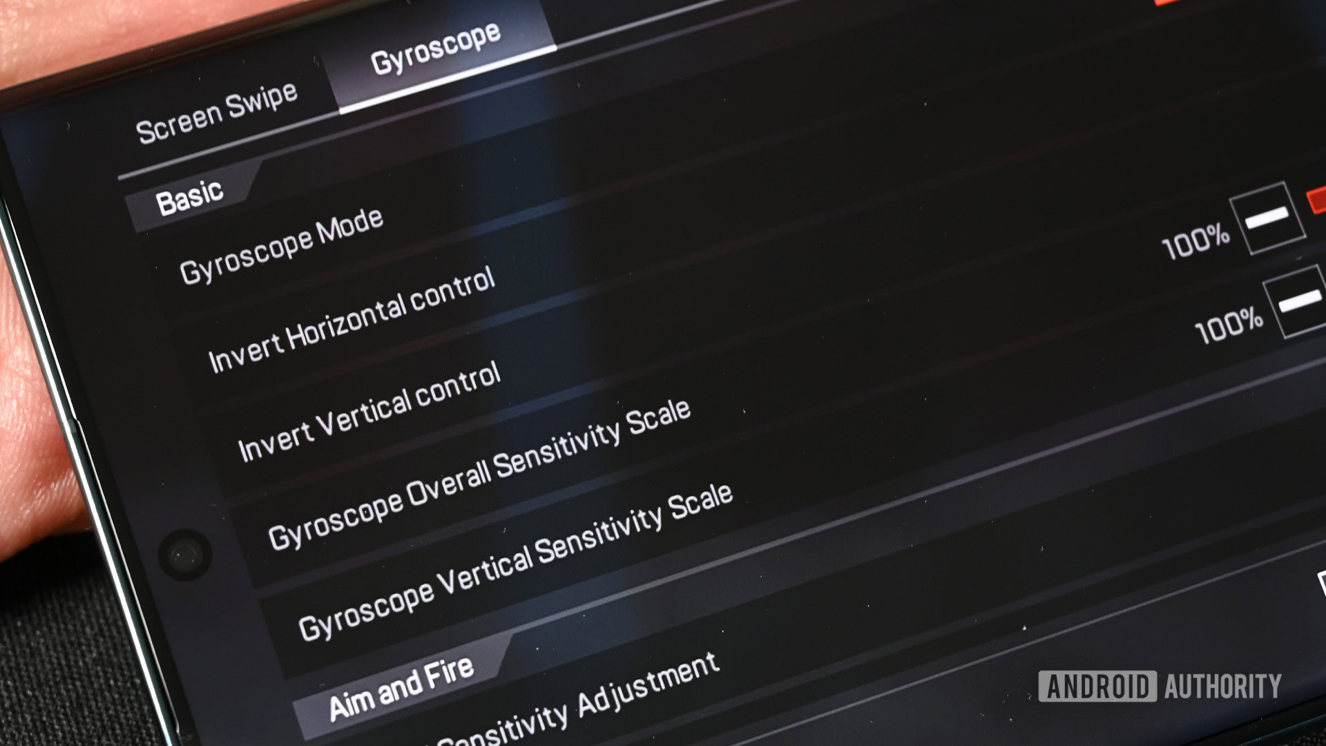 Apex Legends Mobile Gyroscope Mode