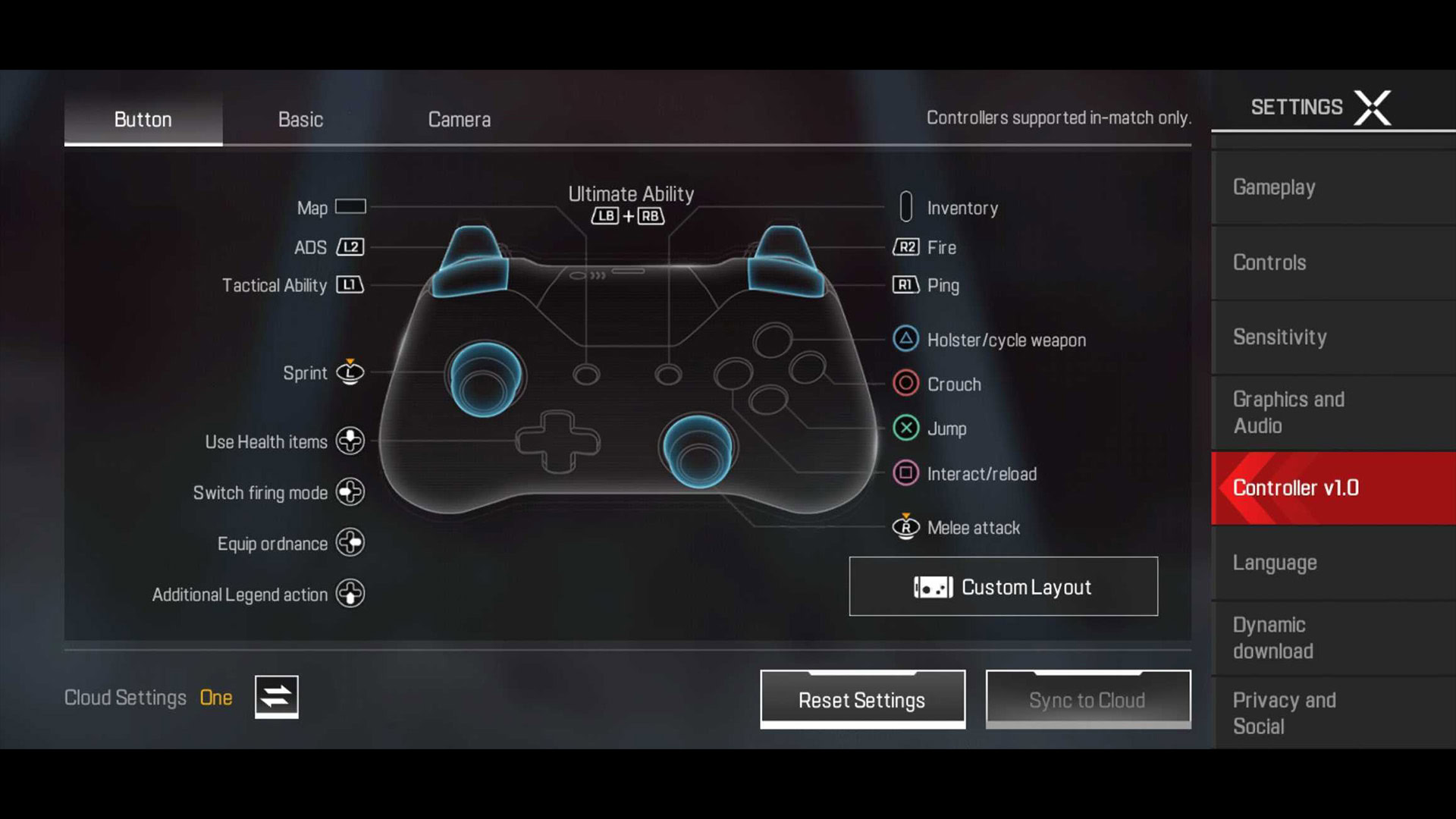 Apex Legends Mobile Menu Controller 1