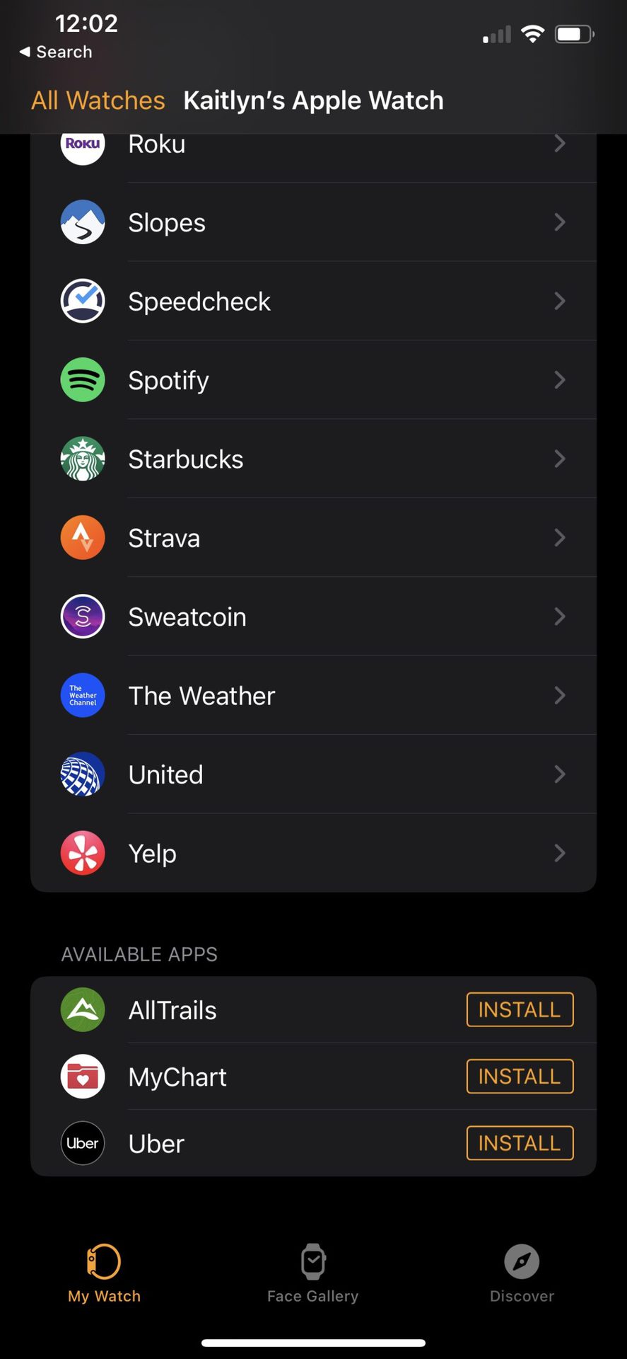 Apple Watch Available Apps