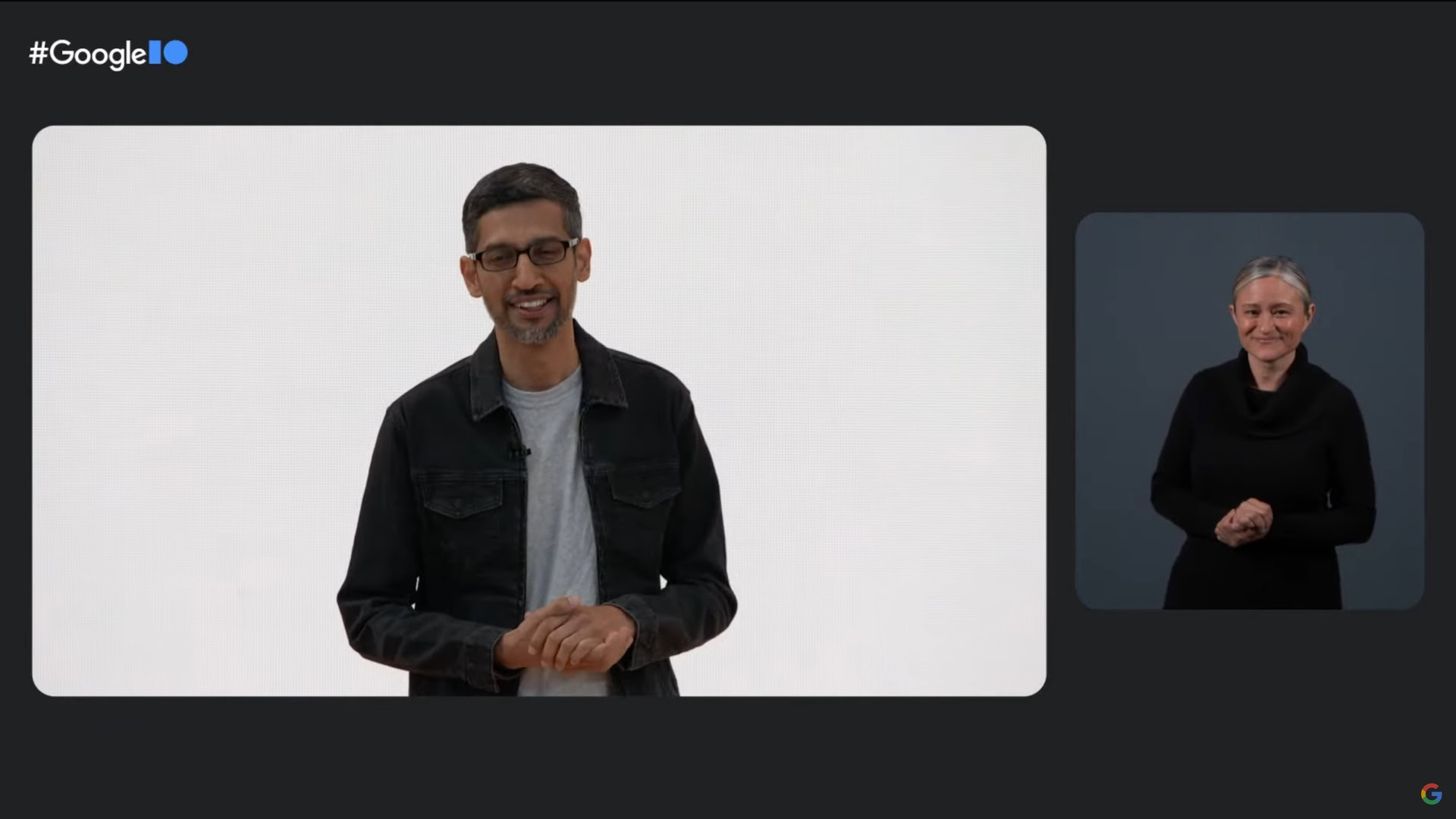 Google IO 2022 Sundar enters stage