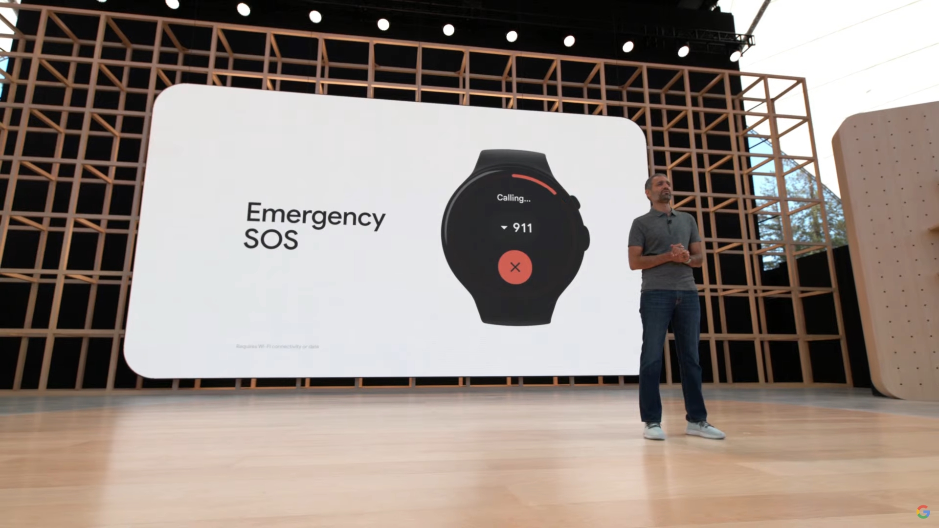 Google IO 2022 emergency sos wear