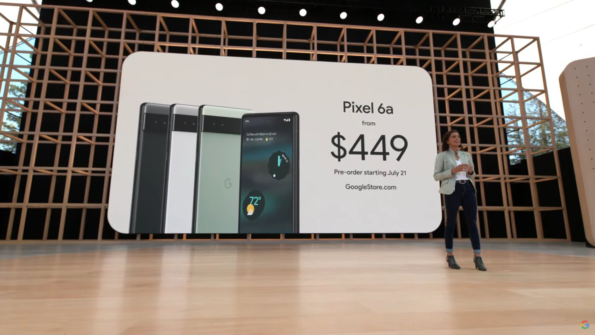Google IO 2022 pixel 6a pricing
