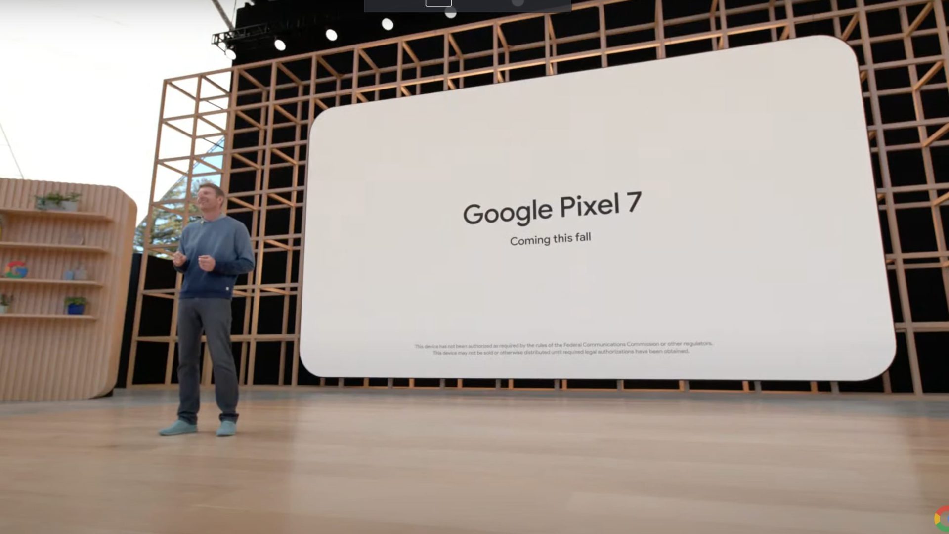 Google Pixel 7 announcement