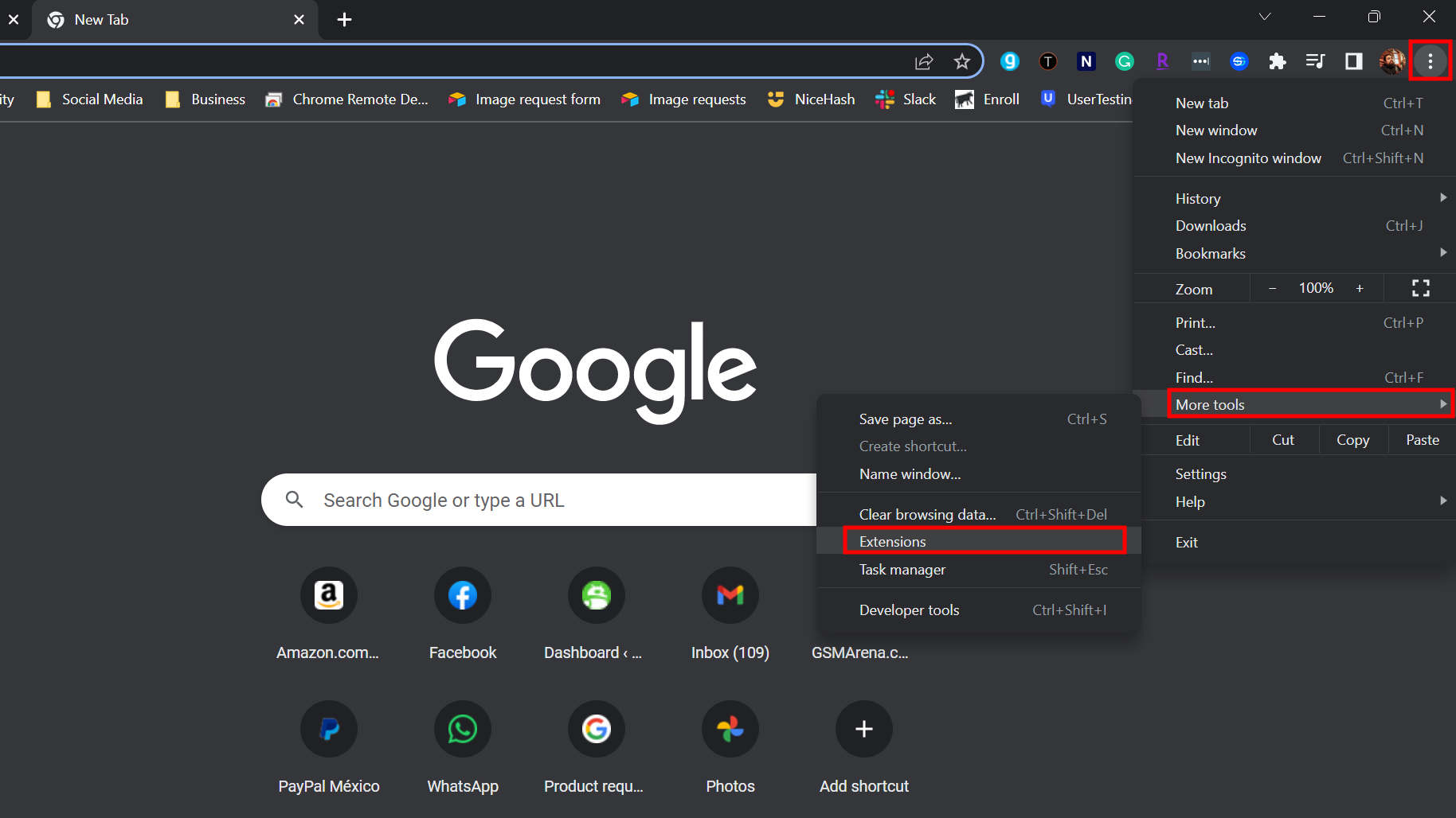 How to disable a Chrome extension 1