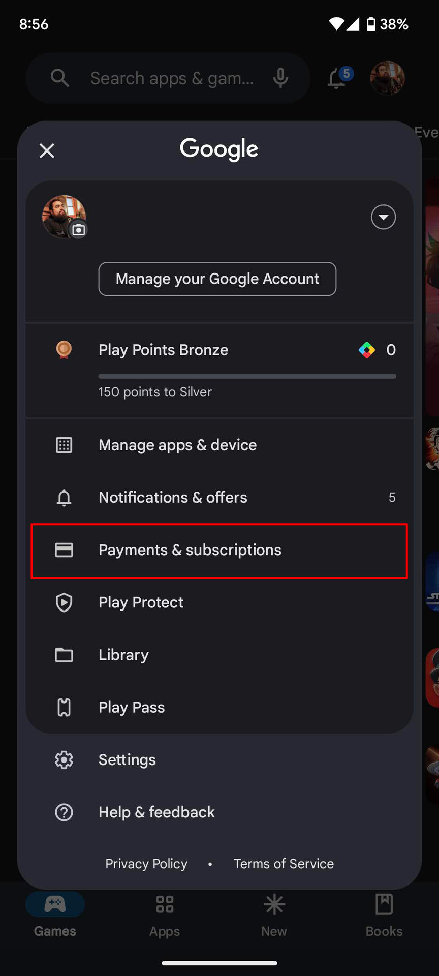 How to find your purchase history on the Google Play Store (2)