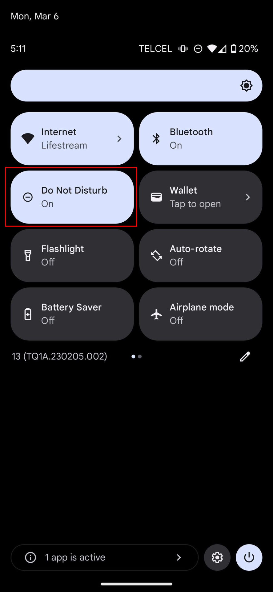 How to use Do Not Disturb mode from the quick settings 2