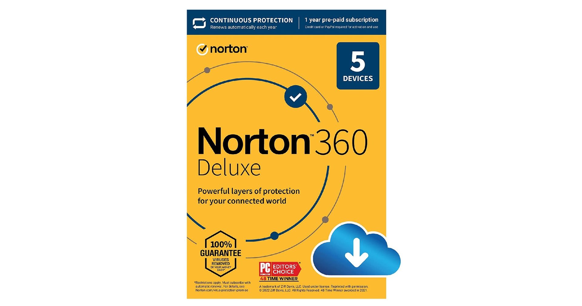 برنامج Norton 360 with Deluxe