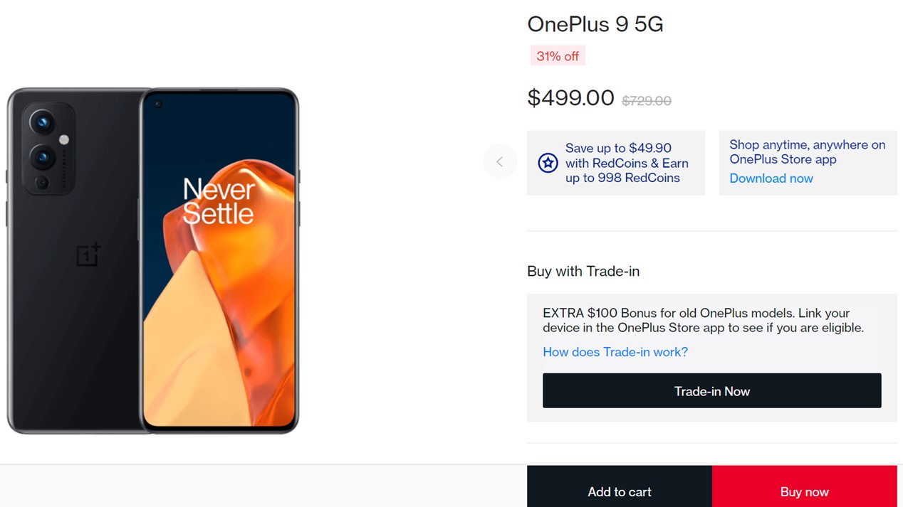 OnePlus 9 Deal