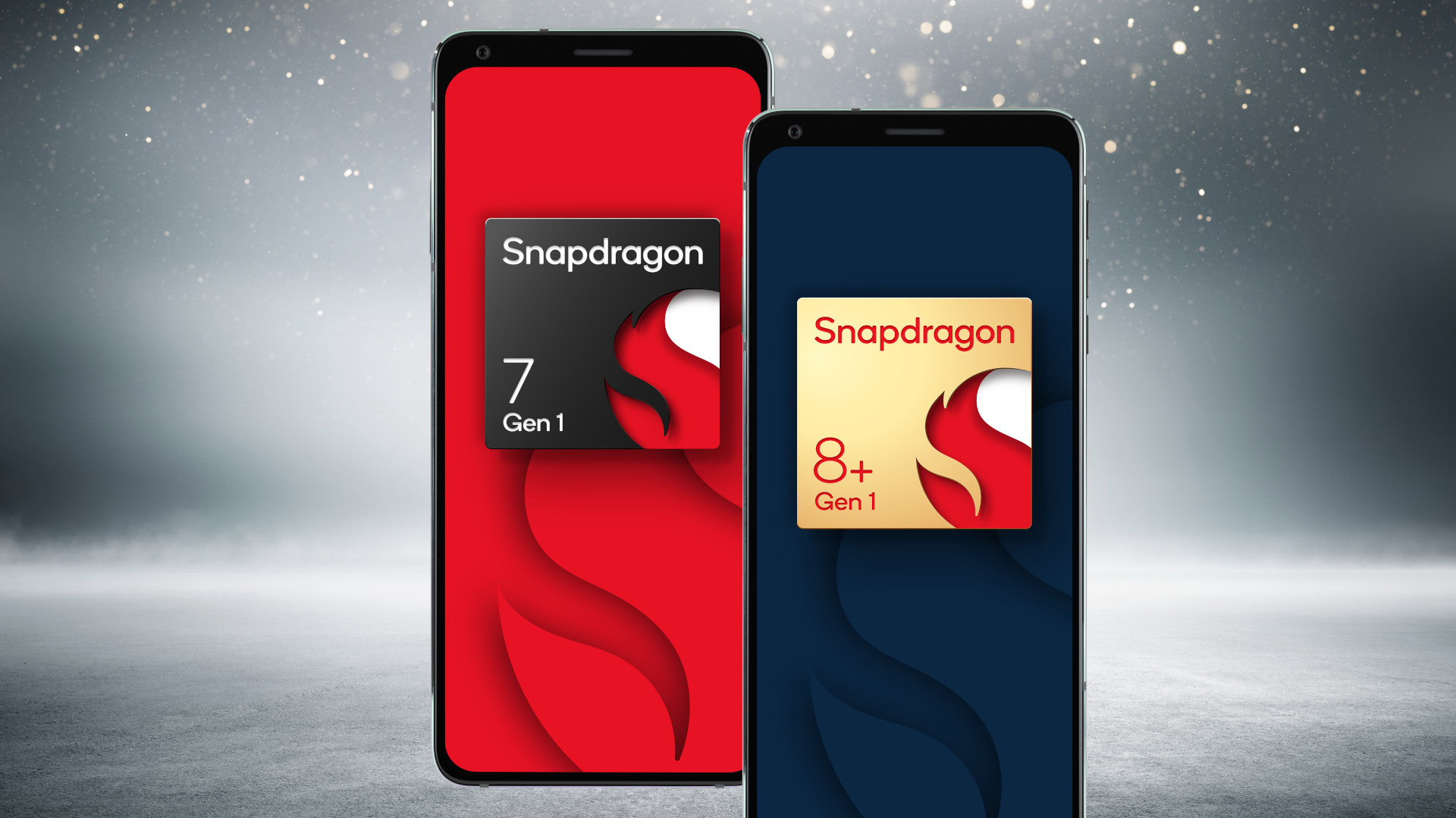 Maquetes Qualcomm Snapdragon 7 Gen 1 e 8 Plus Gen 1