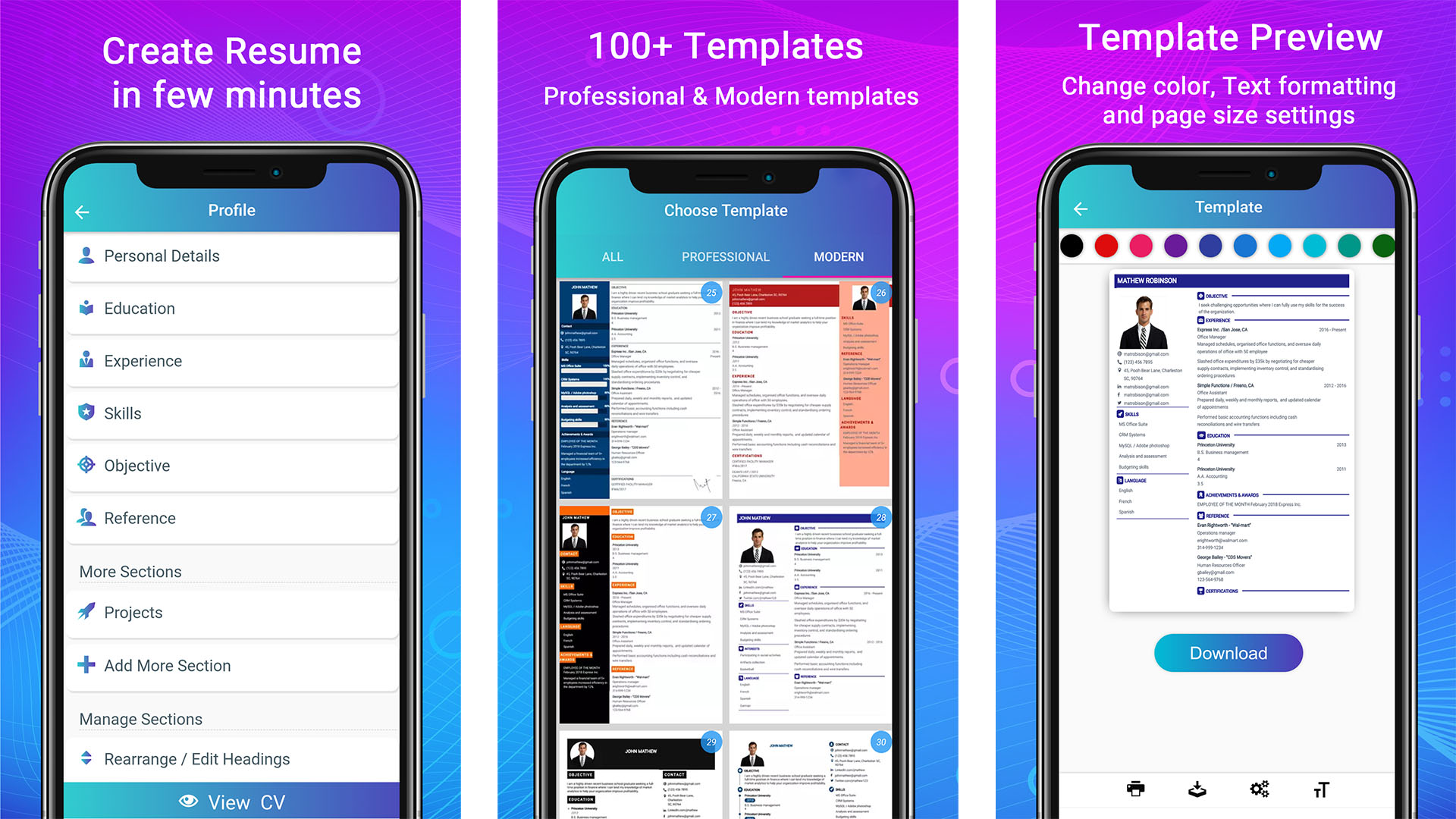 Resume Builder App screenshot 2023