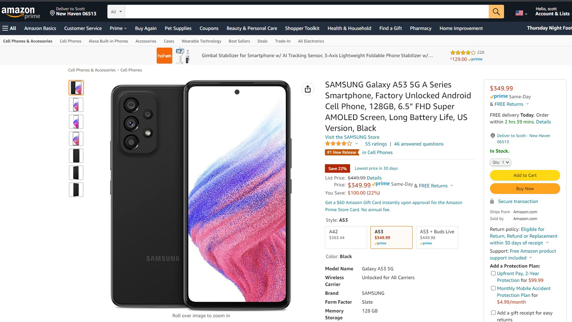 Samsung Galaxy A53 Sale May 2022