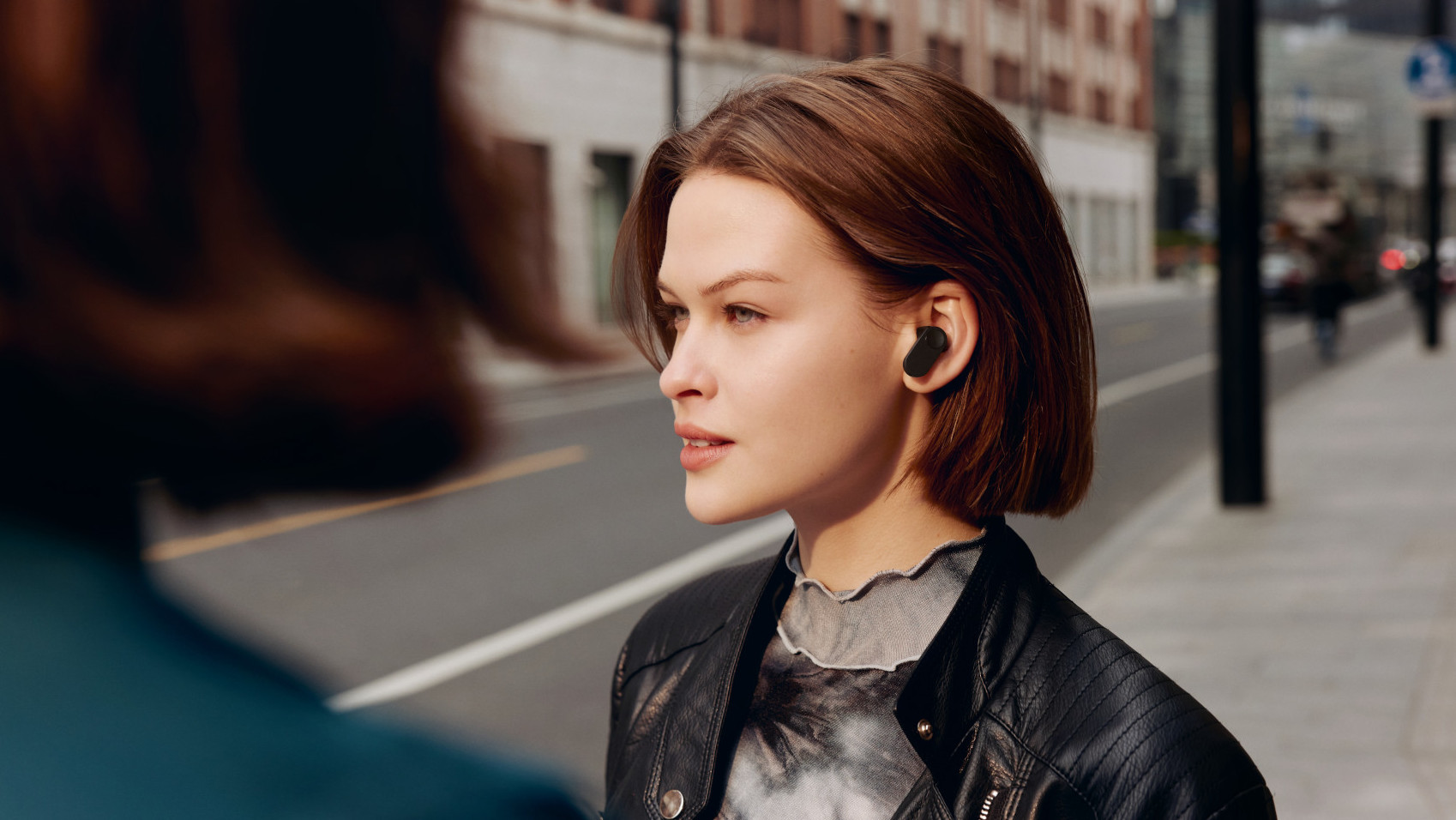 Woman Wearing OnePlus Nord Buds