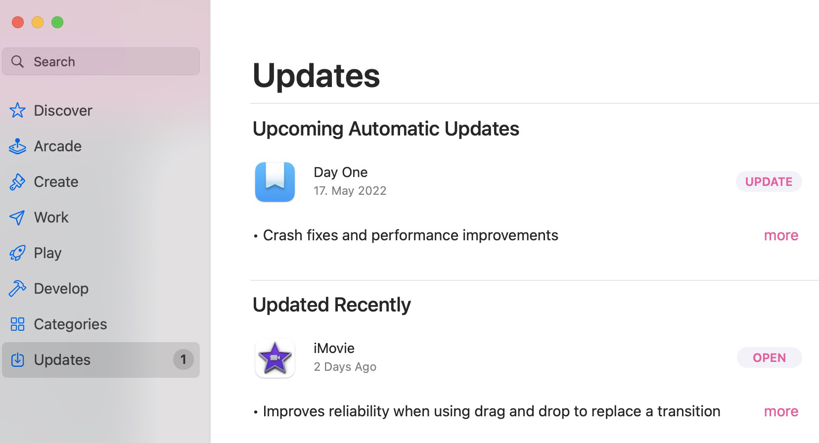 app store macos updates