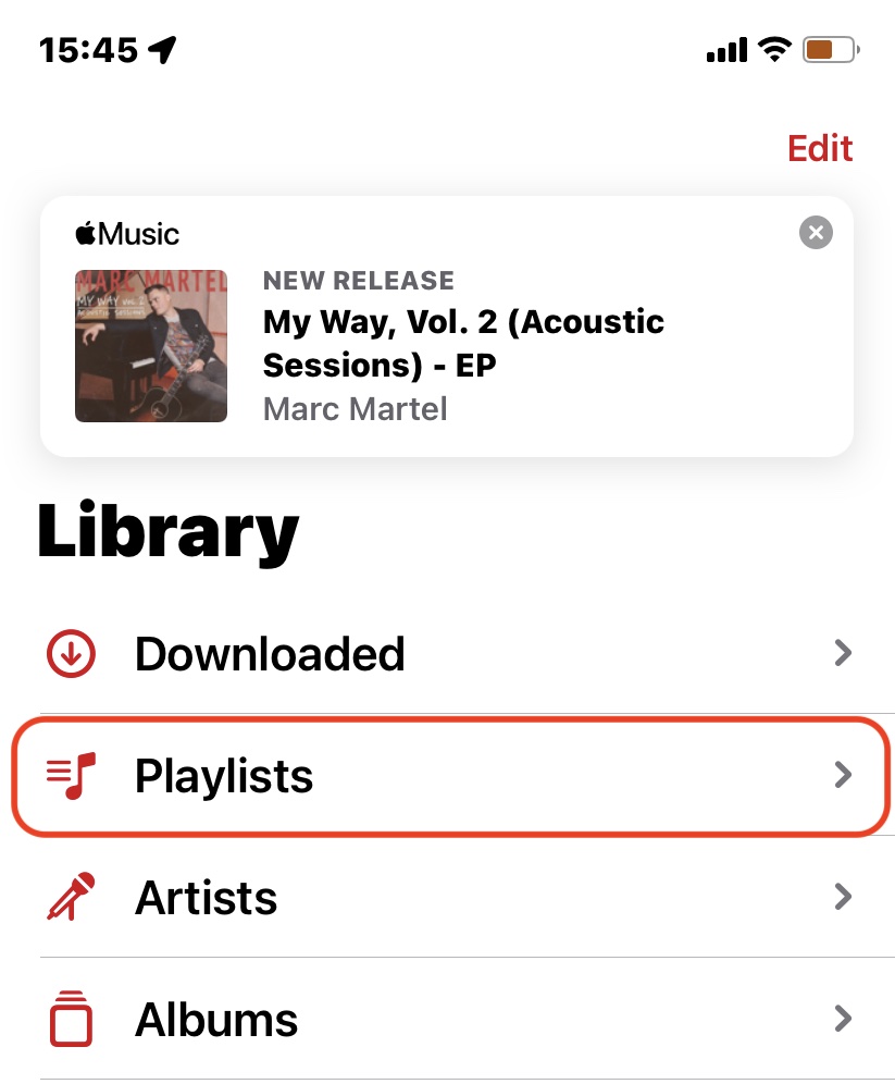 apple music iOS