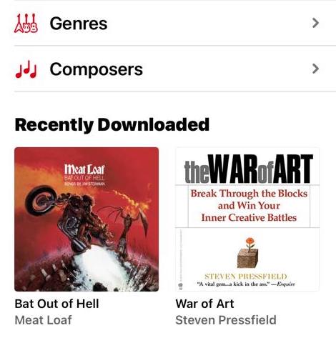 apple music mobile downloaded music