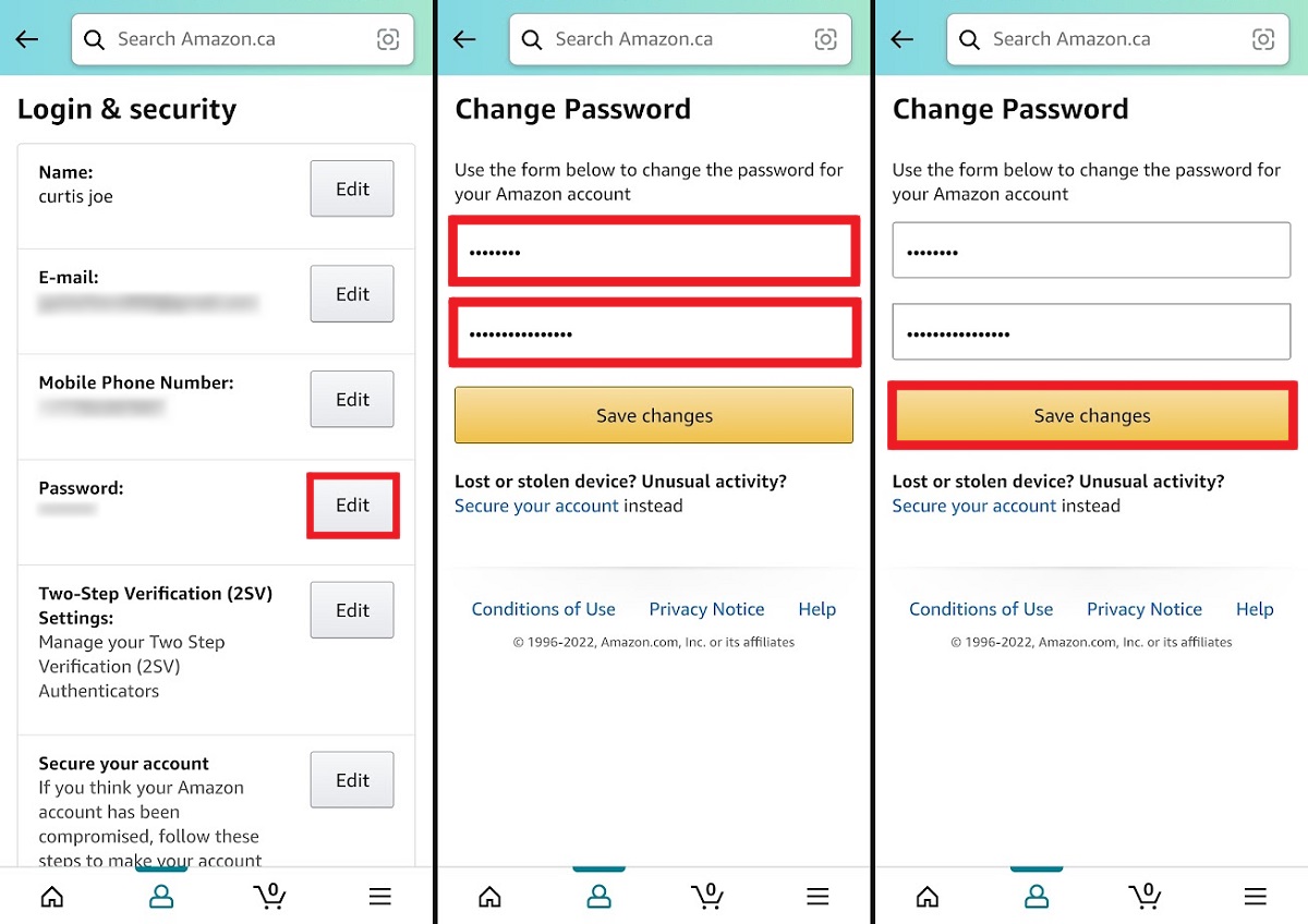 How to change Amazon password (on any device) - Android Authority