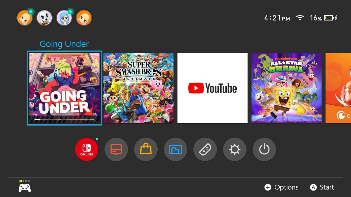 game downloading on switch