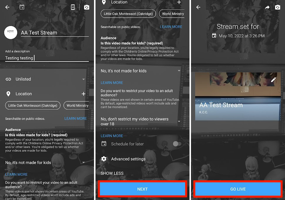 How to live stream on  on any device - Android Authority