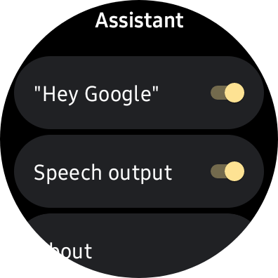 google assistant galaxy watch 4 settings 3