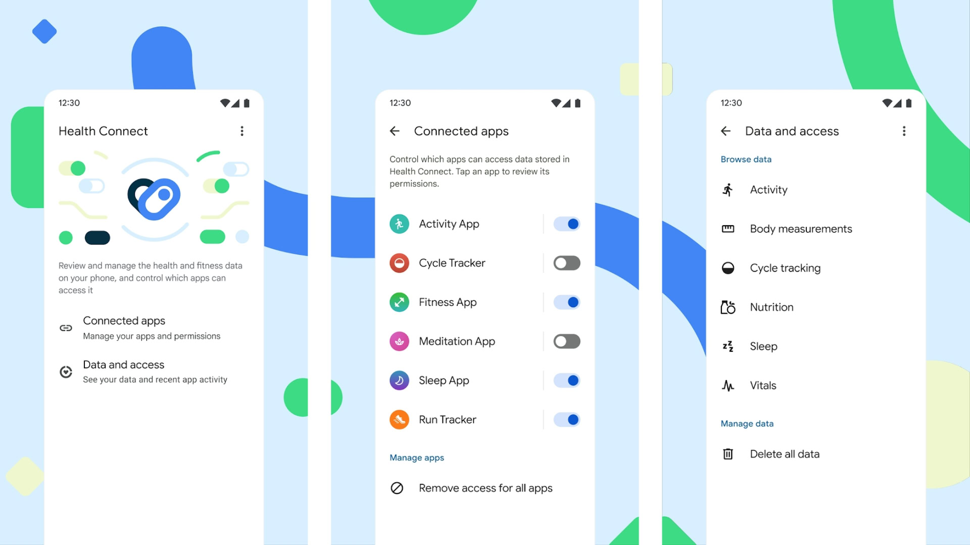 google health connect app composite