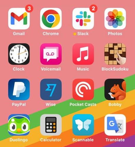 iphone home screen