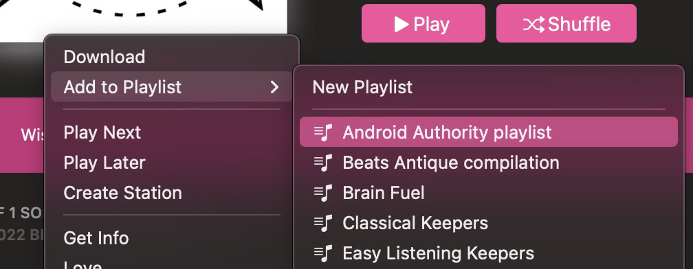 macos add to playlist apple music