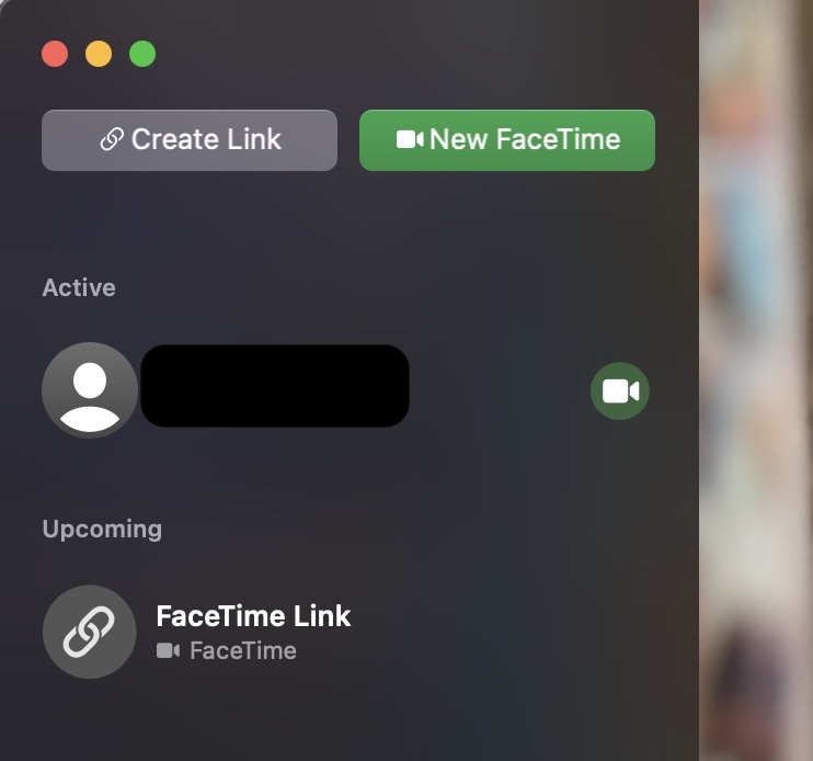 Facetime chat
