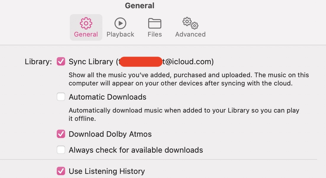 Turn off iCloud music library
