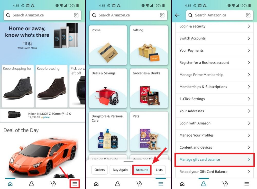 How to check Amazon gift card balance Android Authority