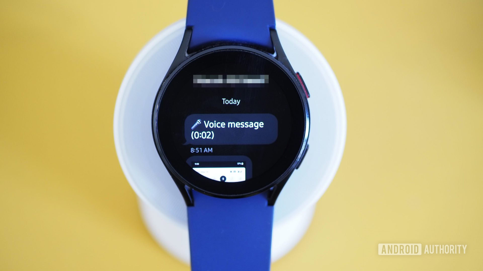 samsung galaxy watch 4 voice message from whatsapp