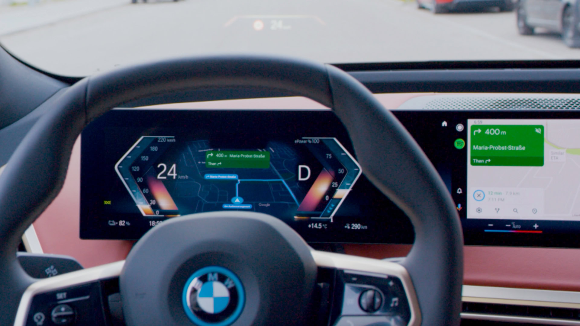 Android on a BMW instrument cluster