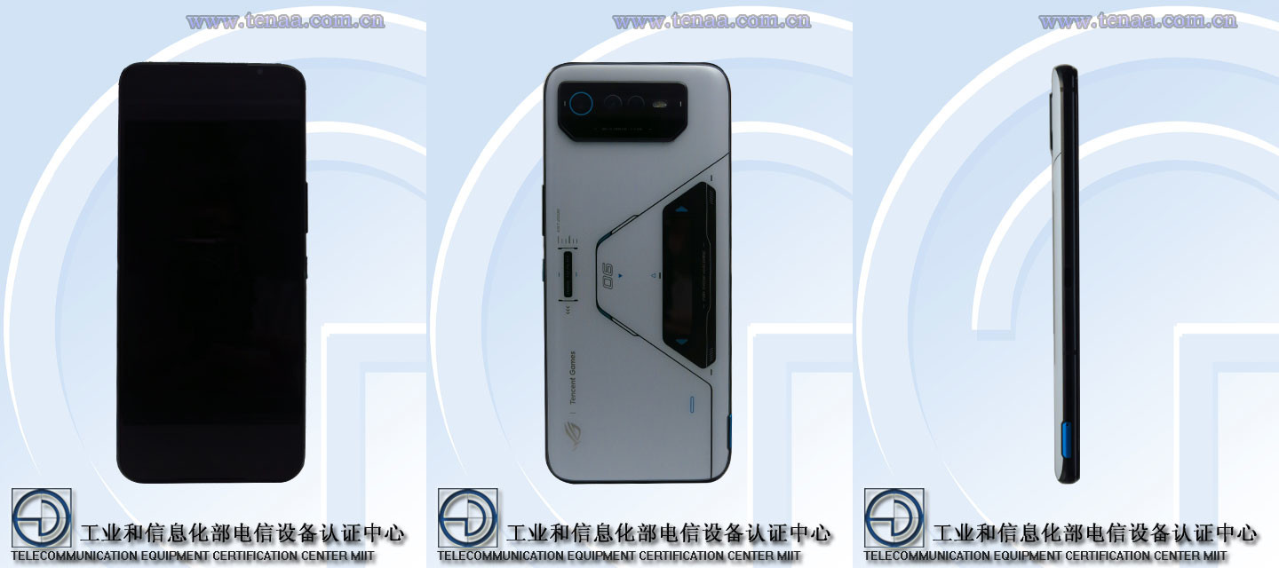 ASUS ROG Phone 6 TENAA composite