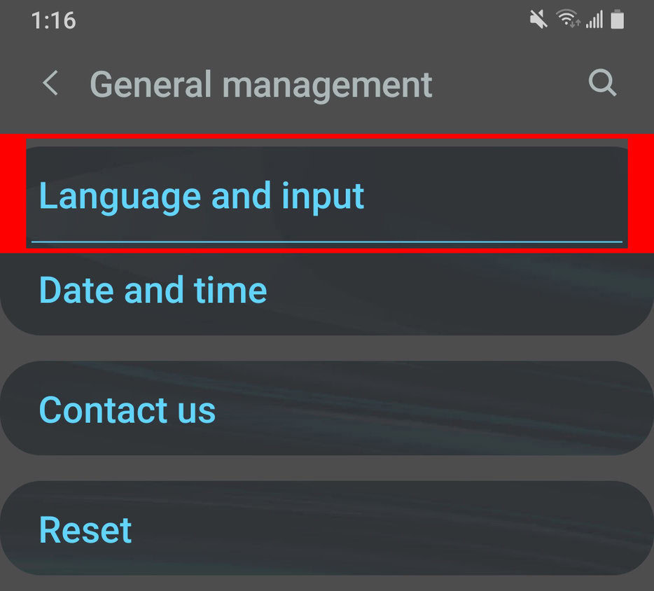 Change Language Android 3