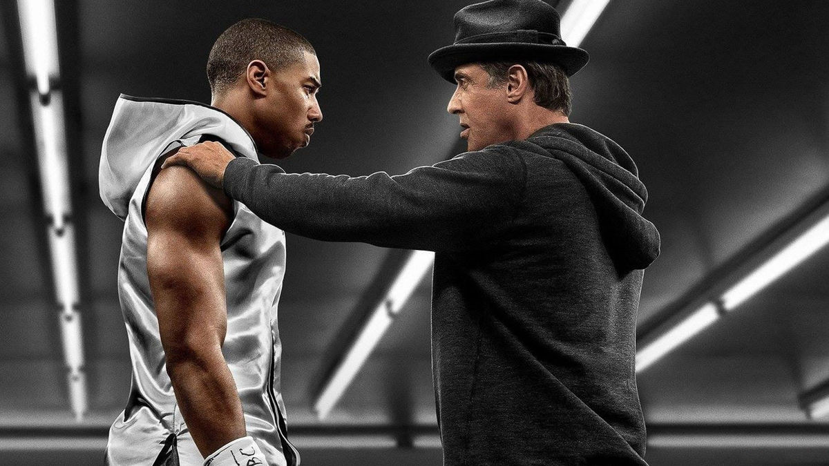 Michael B. Jordan and Sylvester Stallone in Creed - best legacyquels