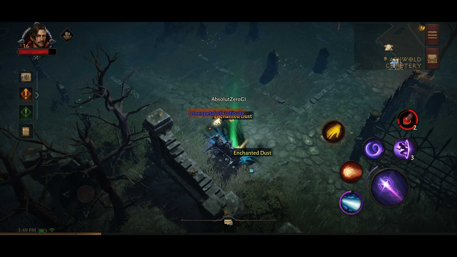 Diablo Immortal Combat Screenshot
