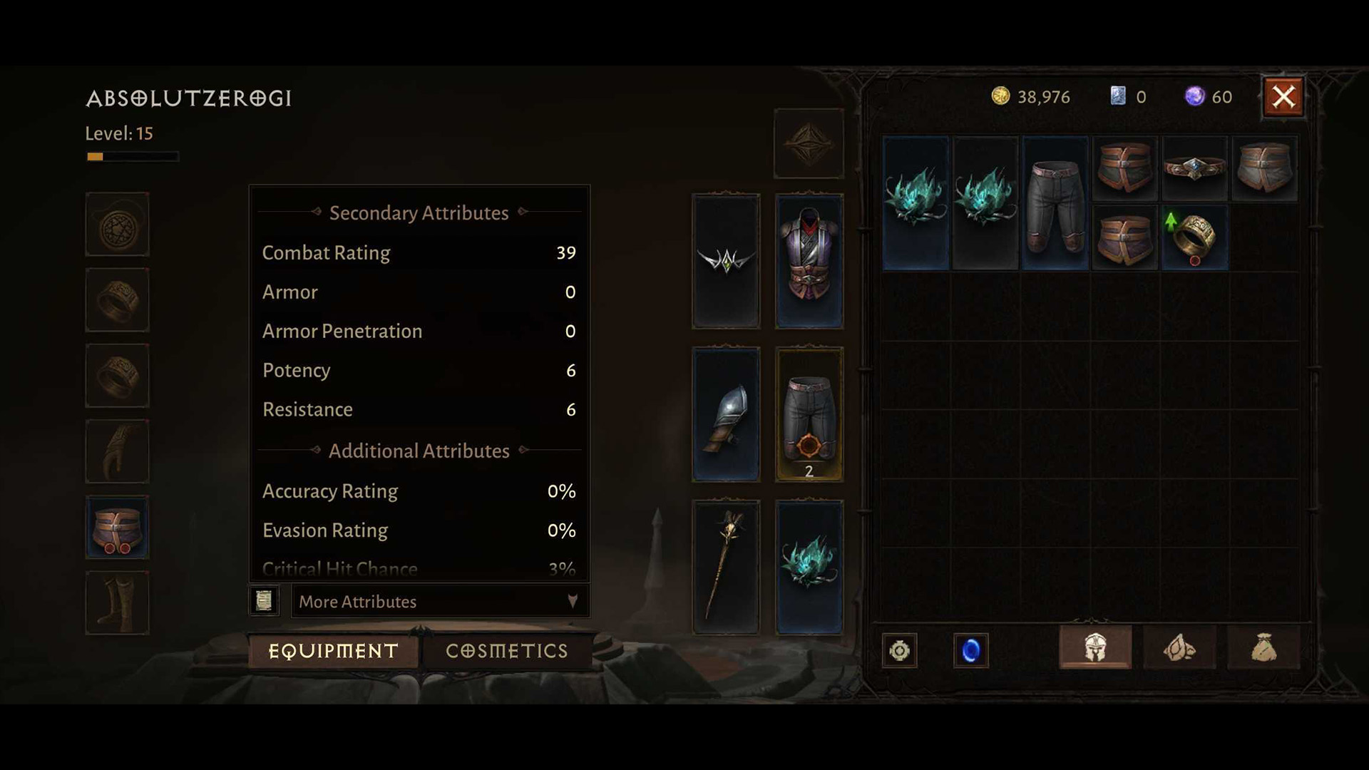 Diablo Immortal Secondary Atrributes screenshot 2
