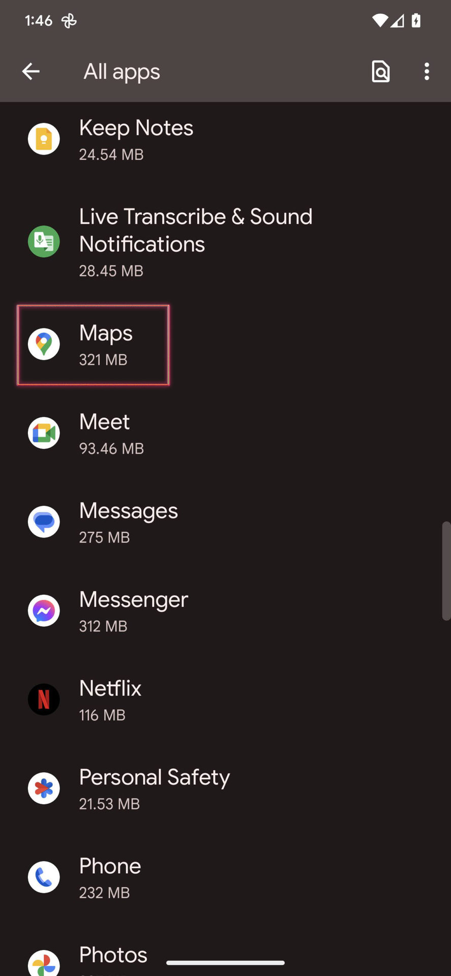 Disable Google Maps on Android 3