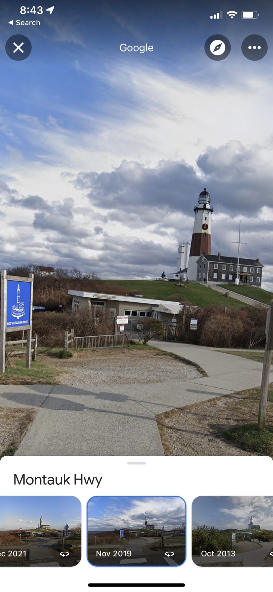 Google Maps Montauk Lighthouse 2019 street view app