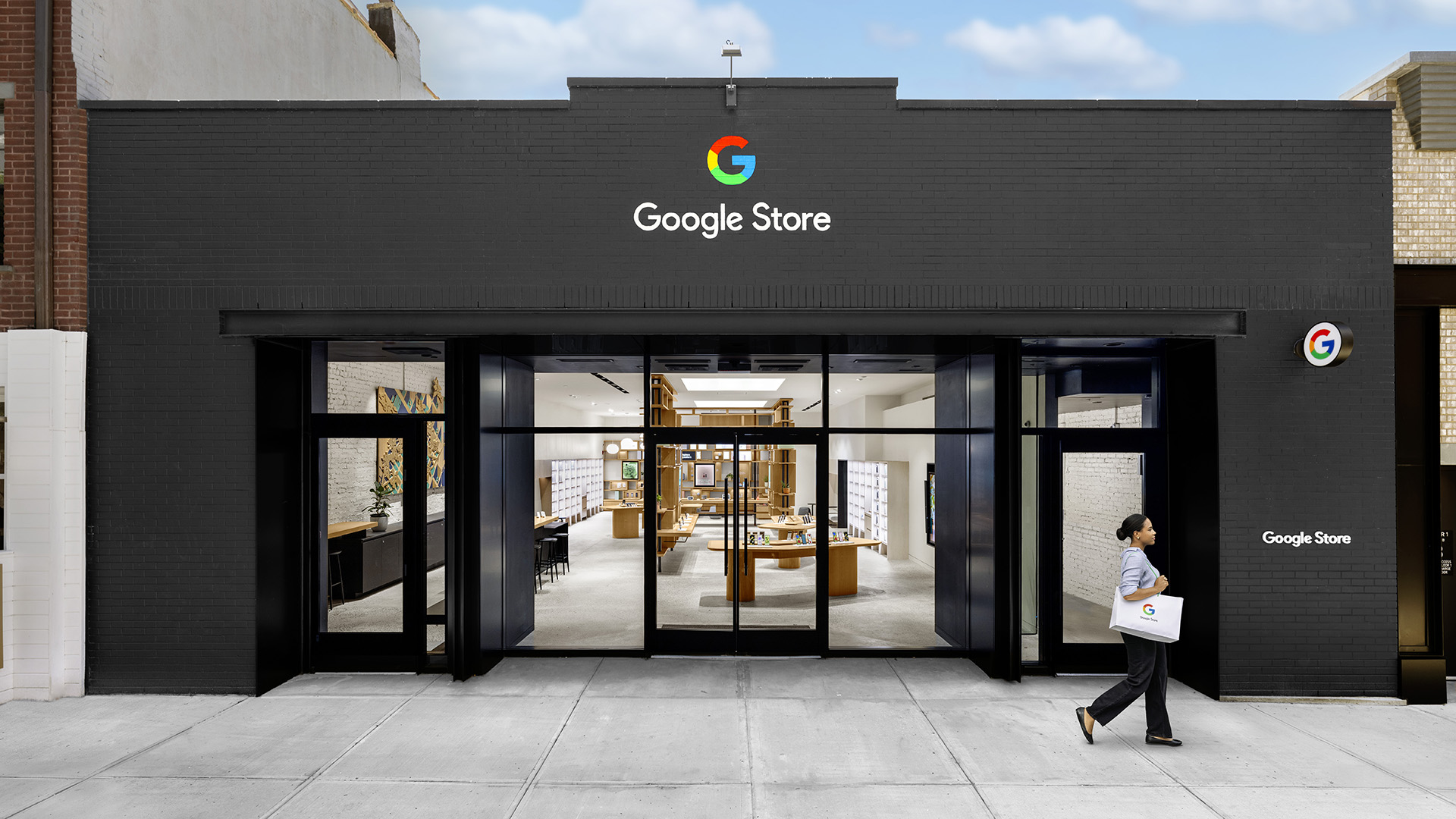 Eksterior Google Store Brooklyn