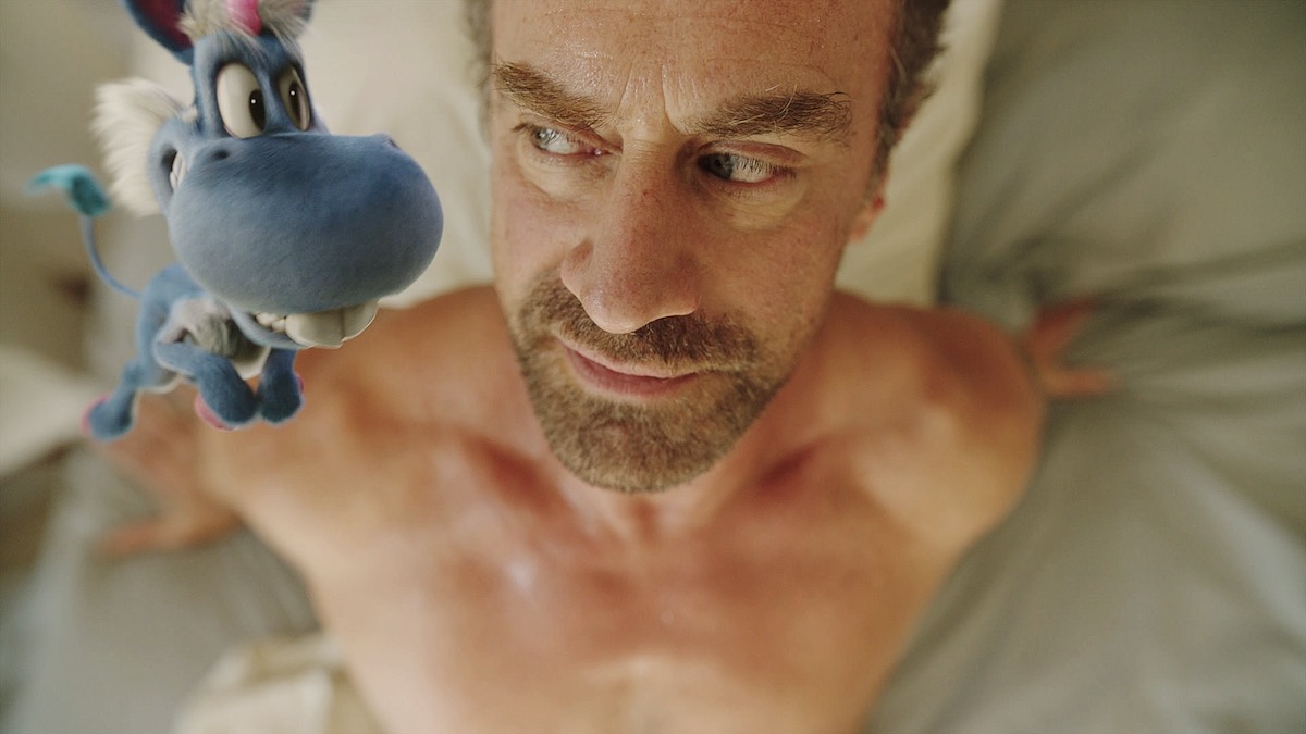 Christopher Meloni and an animated flying horse in Happy! - shows like the boys